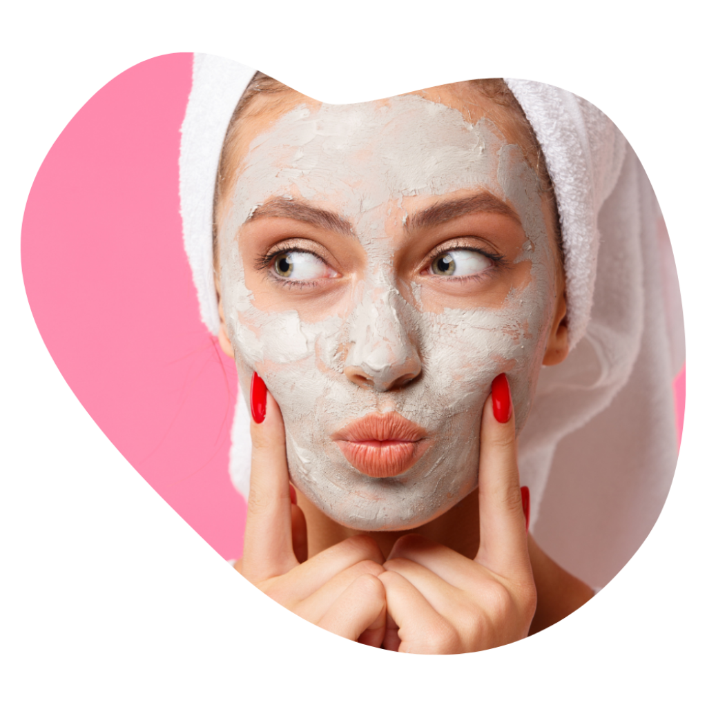 Hautpflege mit Maske in der Beautylounge Basel, wohltuende Gesichtsbehandlung f&uuml;r frische Ausstrahlung.